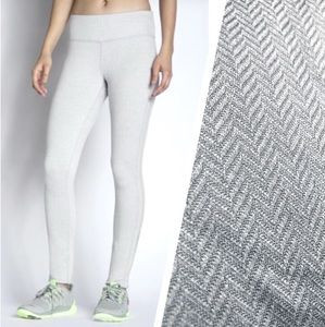Mondetta Gray Herringbone Leggings